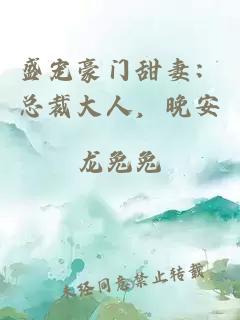 盛宠豪门甜妻：总裁大人，晚安